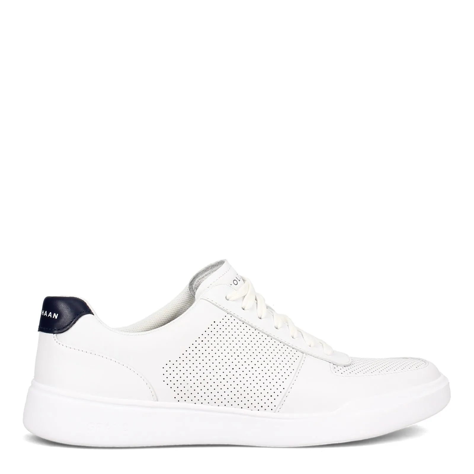 Cole Haan mens Grand Crosscourt Modern Perforated Sneaker, Optic White/Peacoat, 9.5 US