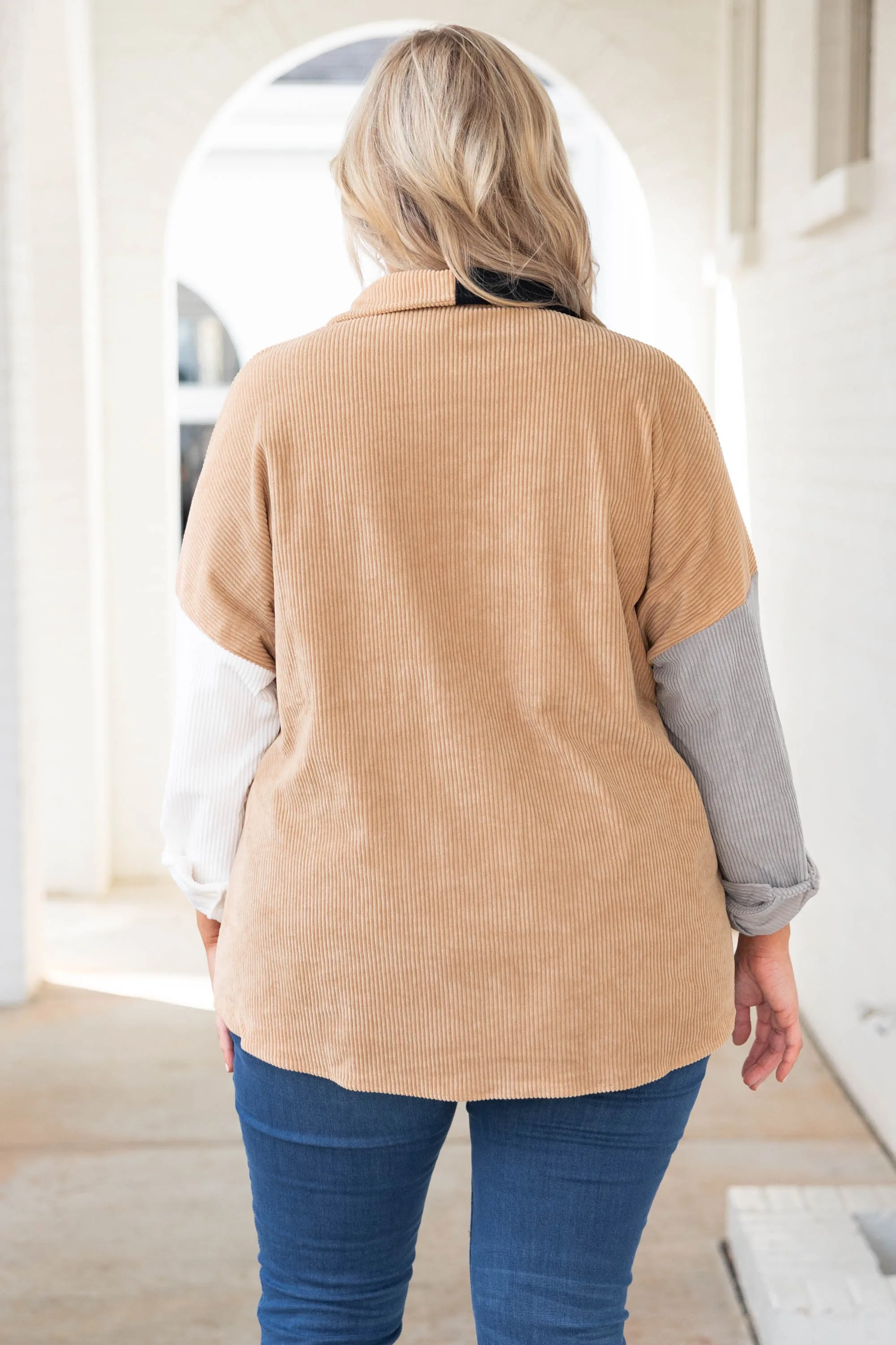 Daydreaming In The City Top, Mocha Black