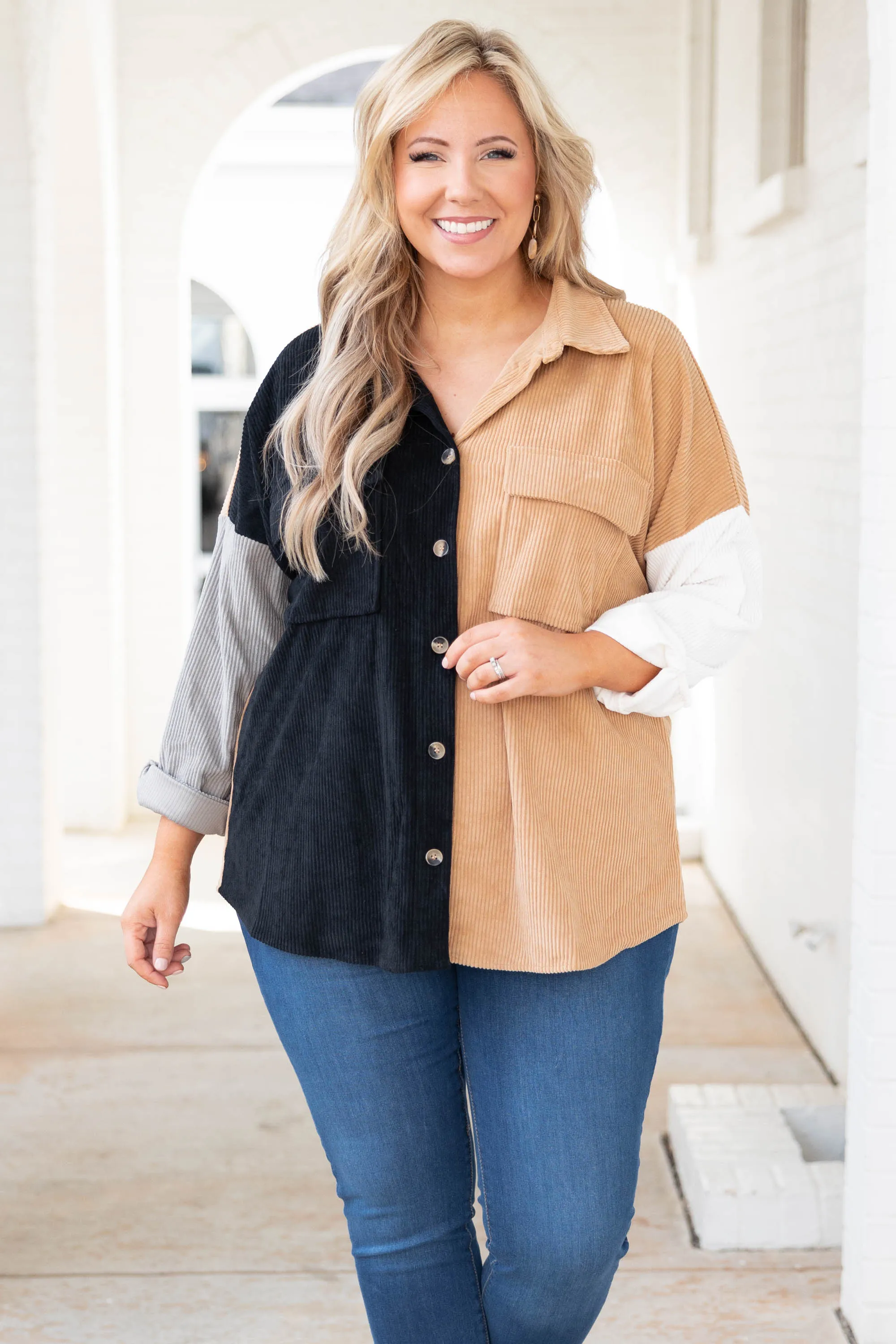 Daydreaming In The City Top, Mocha Black