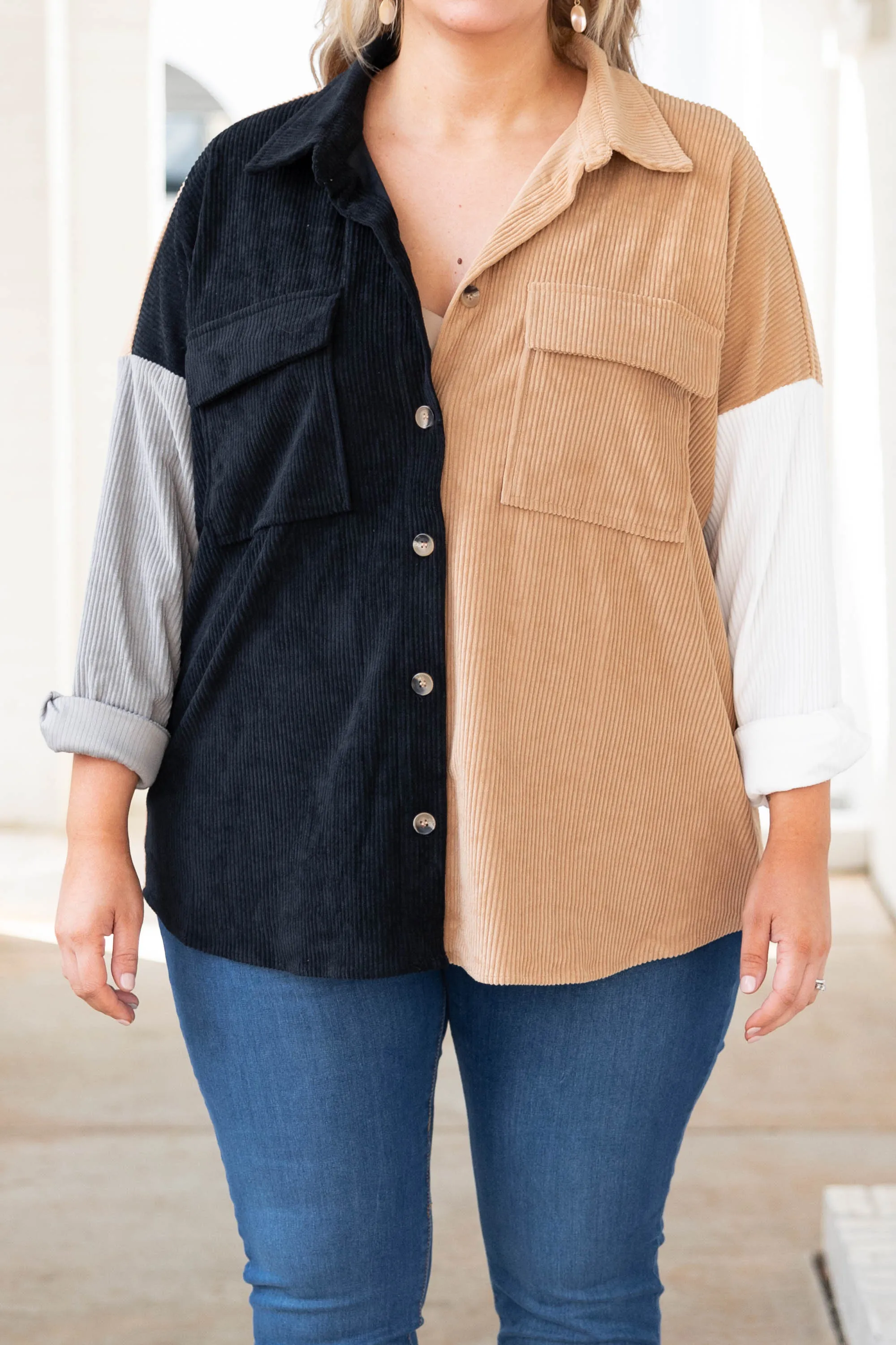 Daydreaming In The City Top, Mocha Black