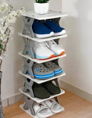 Layer Shoes Stand Multifunctional Entryway Foldable Shoe Rack Shelf