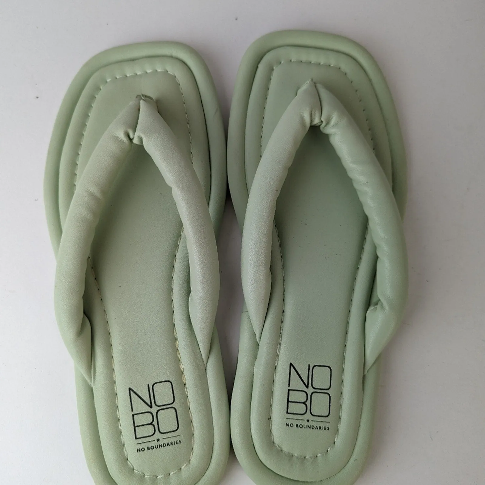 No Boundaries Puffy Flip Flops - 7