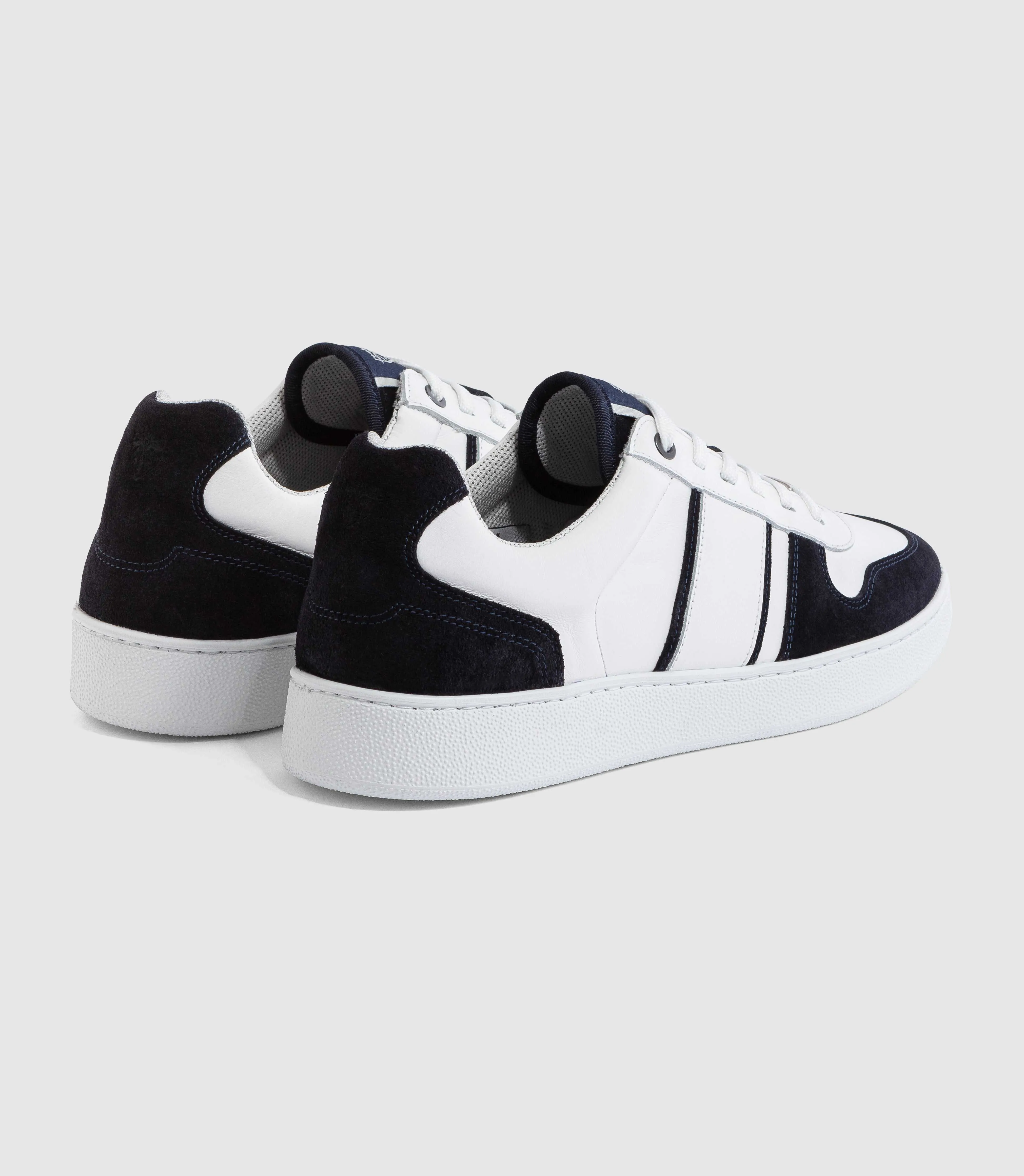 Sneakers marine-blanche "Gaspard"