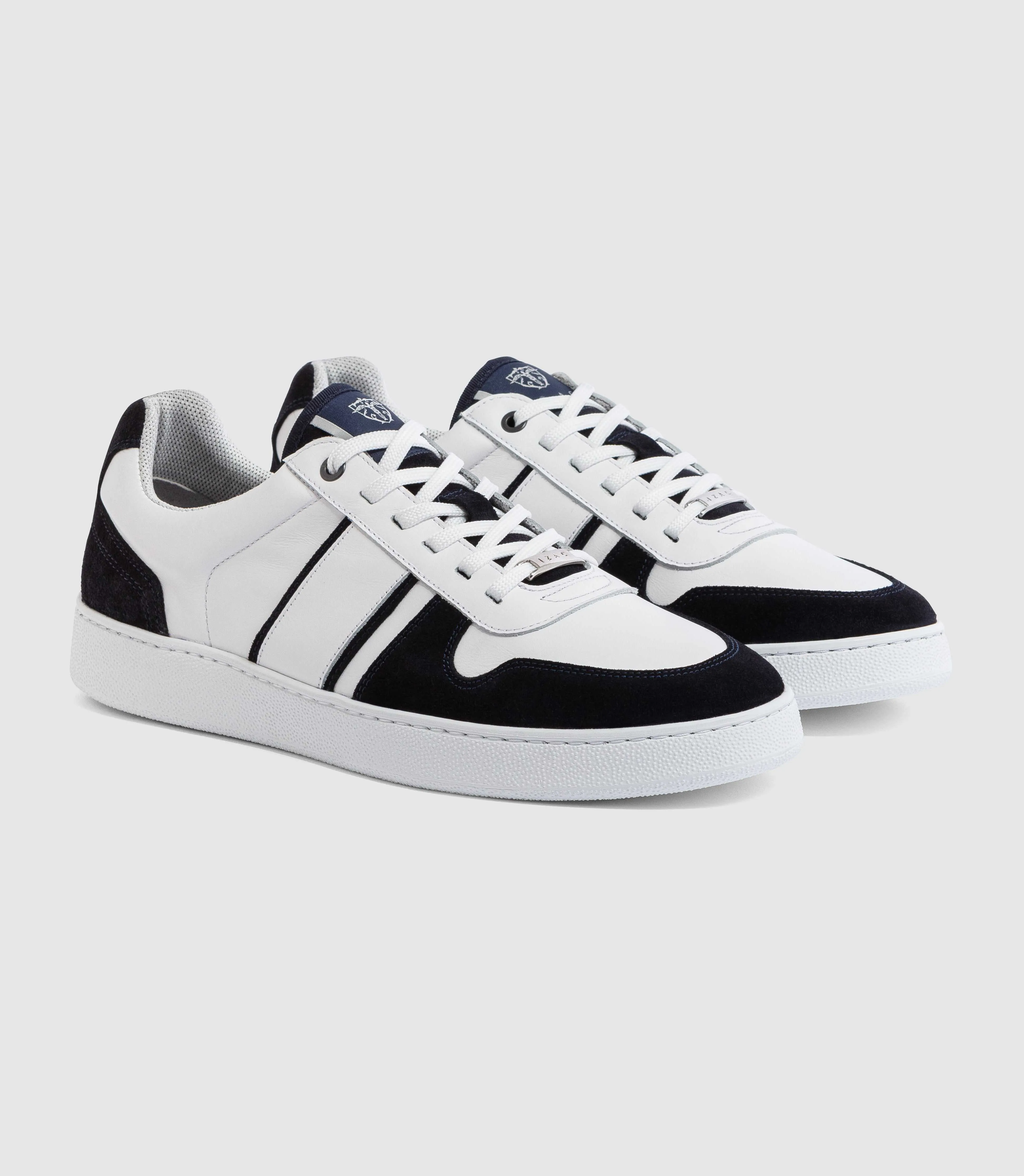 Sneakers marine-blanche "Gaspard"