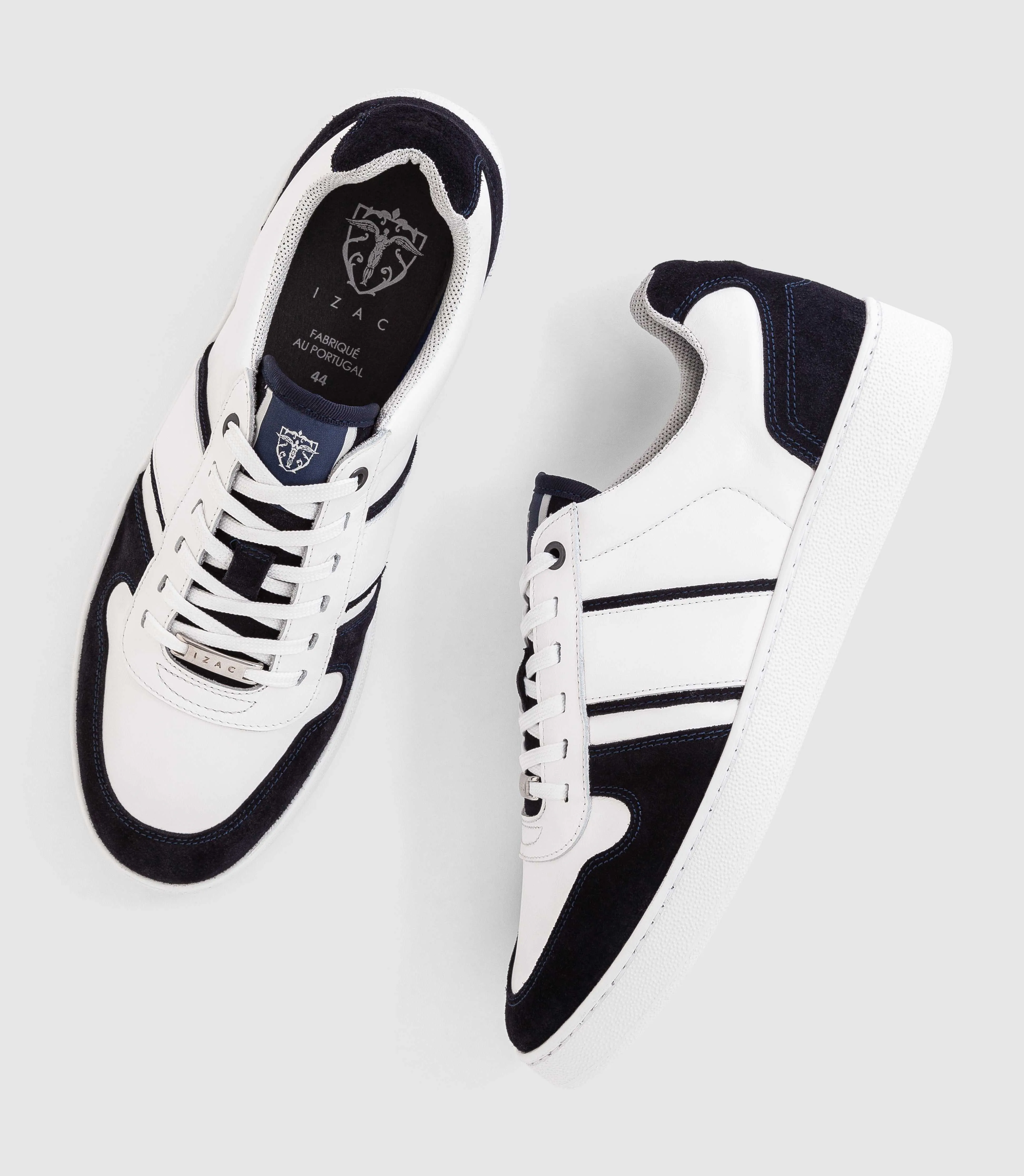 Sneakers marine-blanche "Gaspard"