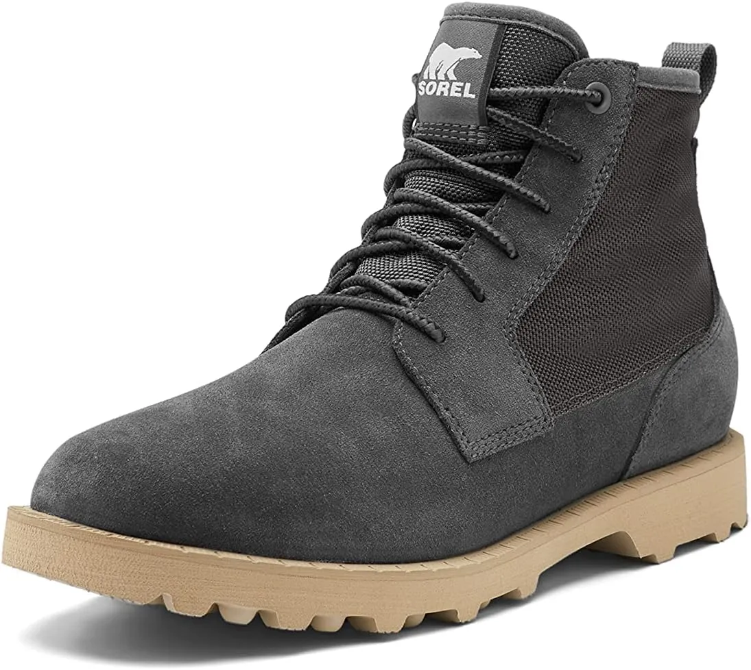 Sorel Men's Caribou Mod Chukka WP Boot  Waterproof Suede & Nylon Rain Boots