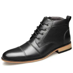 West Louis Brand Ankle Boots With Laces