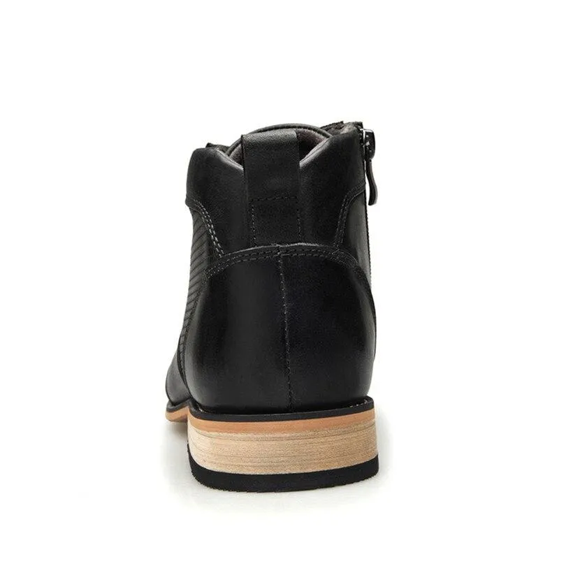 West Louis Brand Ankle Boots With Laces