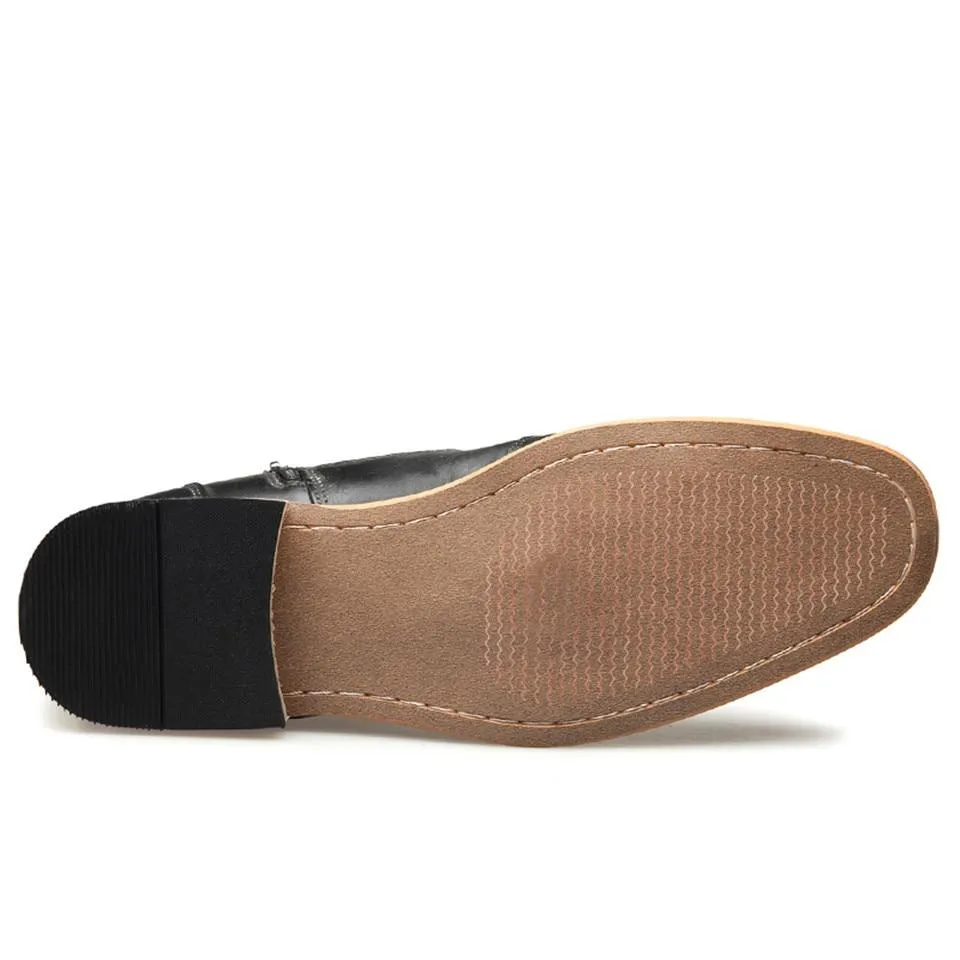 West Louis Brand Ankle Boots With Laces