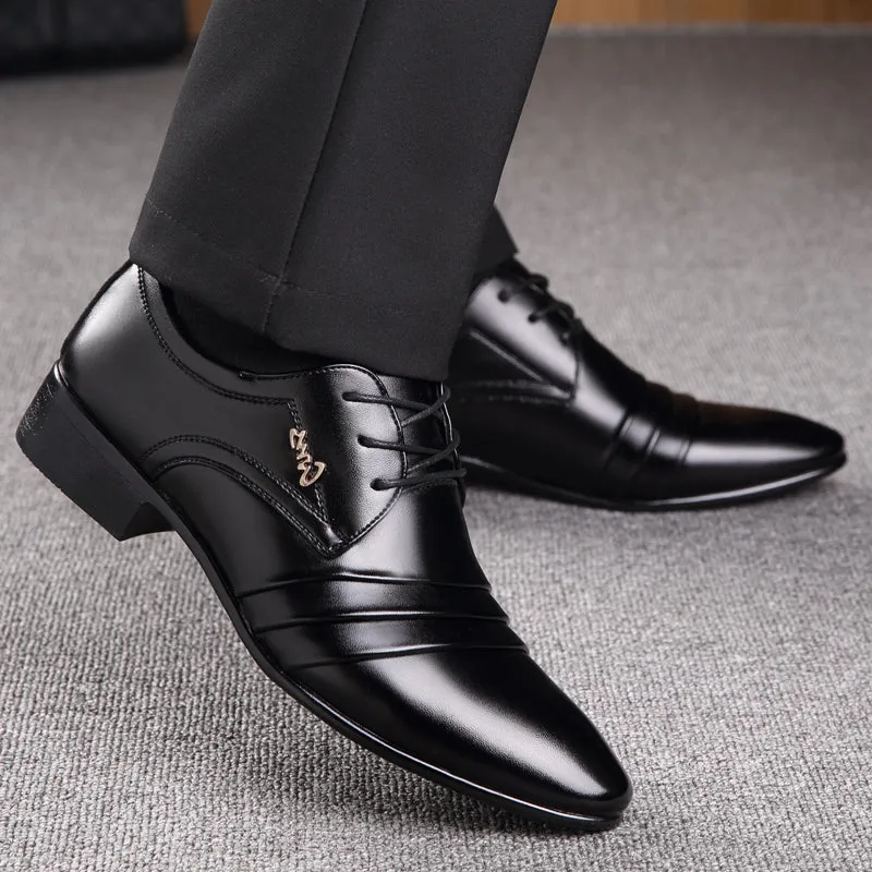 West Louis Luxury Brand Business Leather Shoes