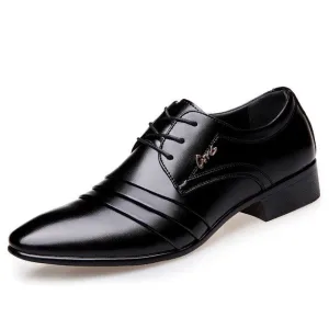 West Louis Luxury Brand Business Leather Shoes
