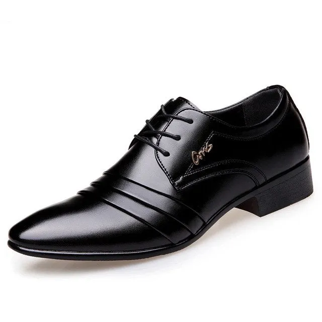 West Louis Luxury Brand Business Leather Shoes
