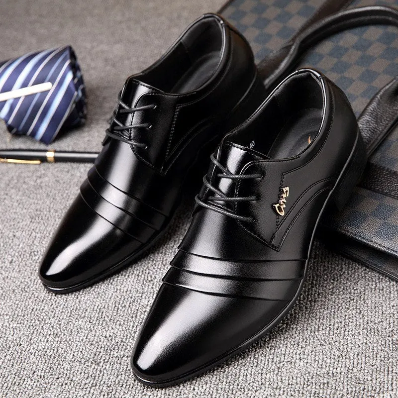 West Louis Luxury Brand Business Leather Shoes