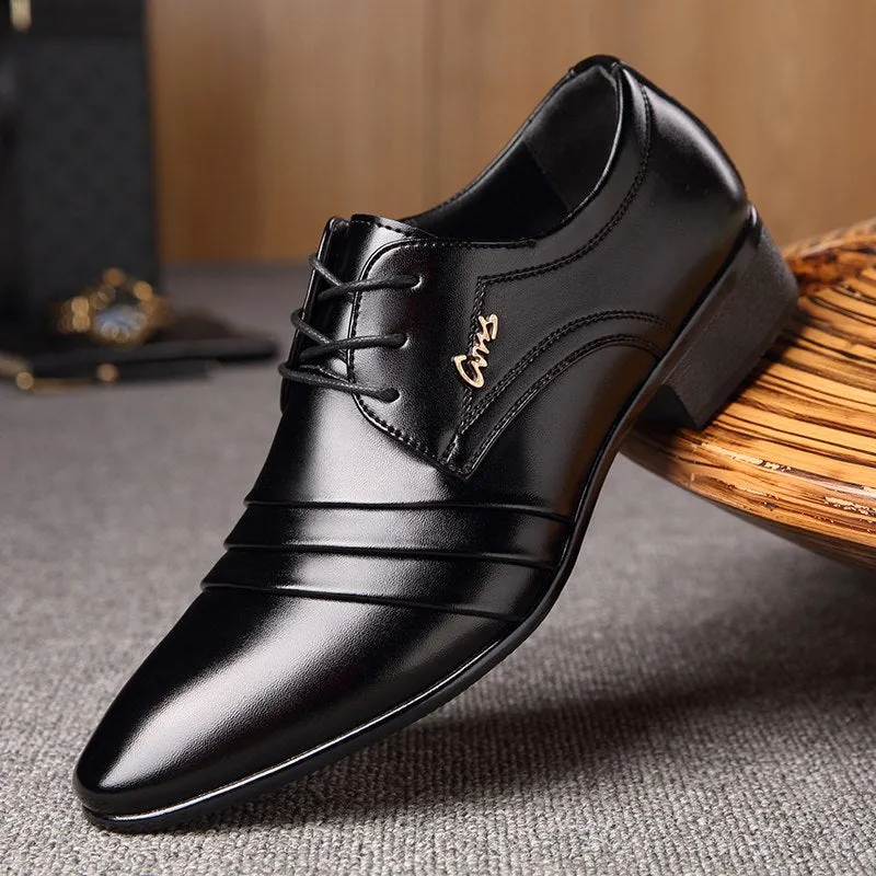 West Louis Luxury Brand Business Leather Shoes