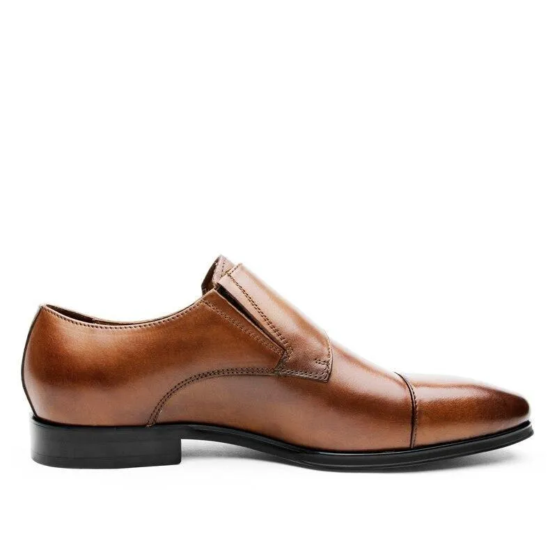 West Louis Luxury Genuine Leather Oxford Shoes With Double Buckle