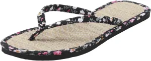 Women Shoes Flat Thongs Straw Mat Slippers Casual Home Fashion Woven Sandals Shoes Women Huarache Slippers for Beach